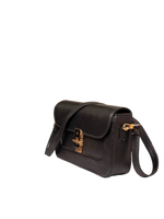 Noir Luxe Crossbody Bag – Elegant Structured Shoulder Bag