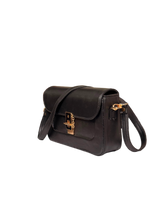 Noir Luxe Crossbody Bag – Elegant Structured Shoulder Bag