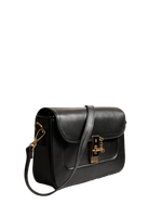 Noir Luxe Crossbody Bag – Elegant Structured Shoulder Bag