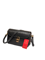 Noir Luxe Crossbody Bag – Elegant Structured Shoulder Bag